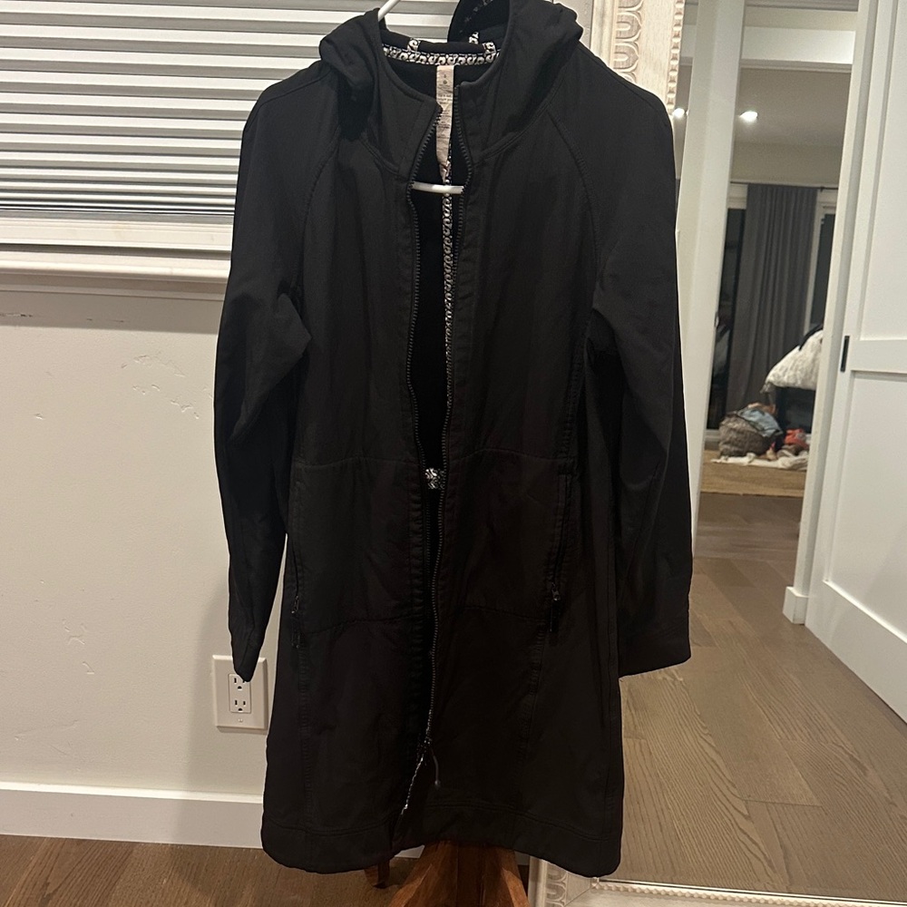 Lulumari Black Hooded Trench Coat